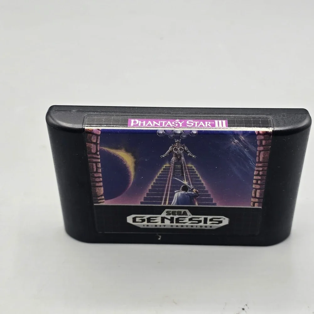 Phantasy Star III Generations of Doom Sega Genesis RPG Game with Case